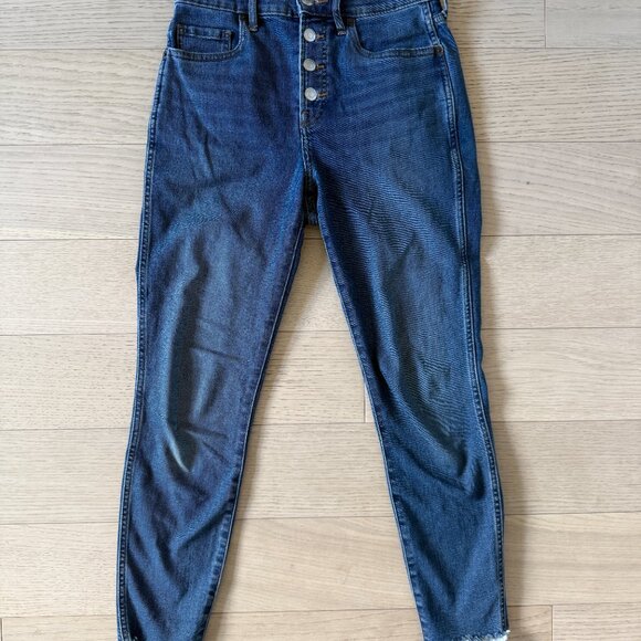 Everlane The Authentic Stretch High-Rise Skinny Button Fly Size 27 - Picture 4 of 9